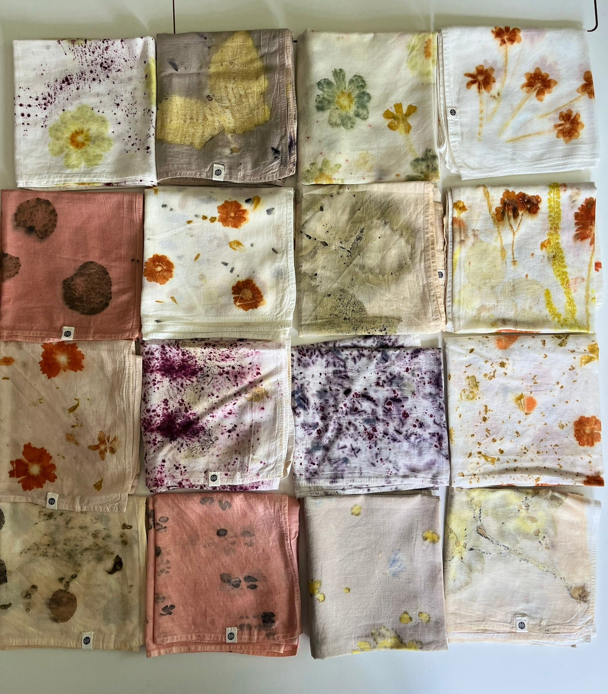 Botanically dyed bandana