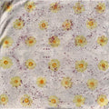 Botanically dyed bandana - Cosmea