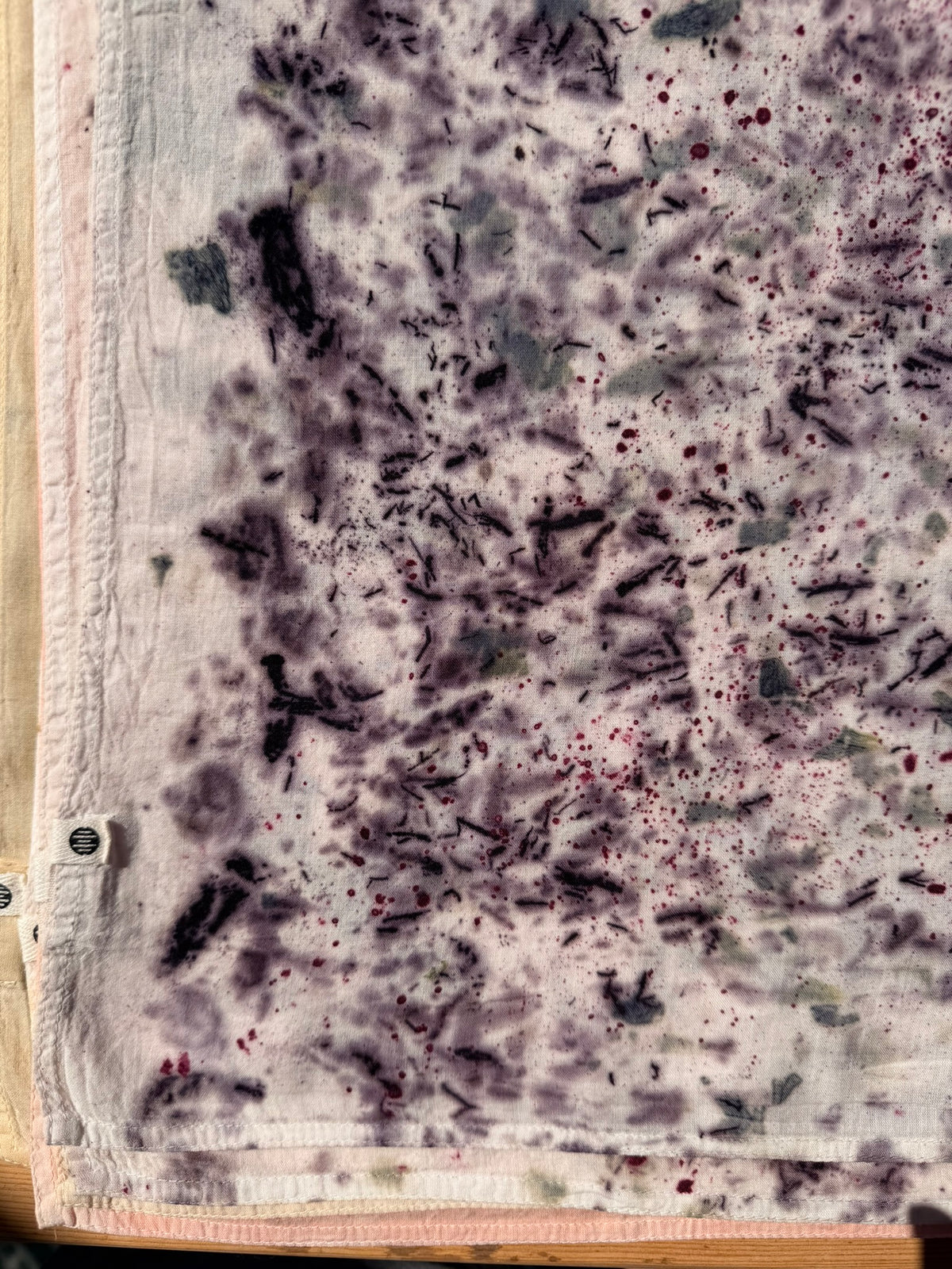 Botanically dyed bandana - Violet