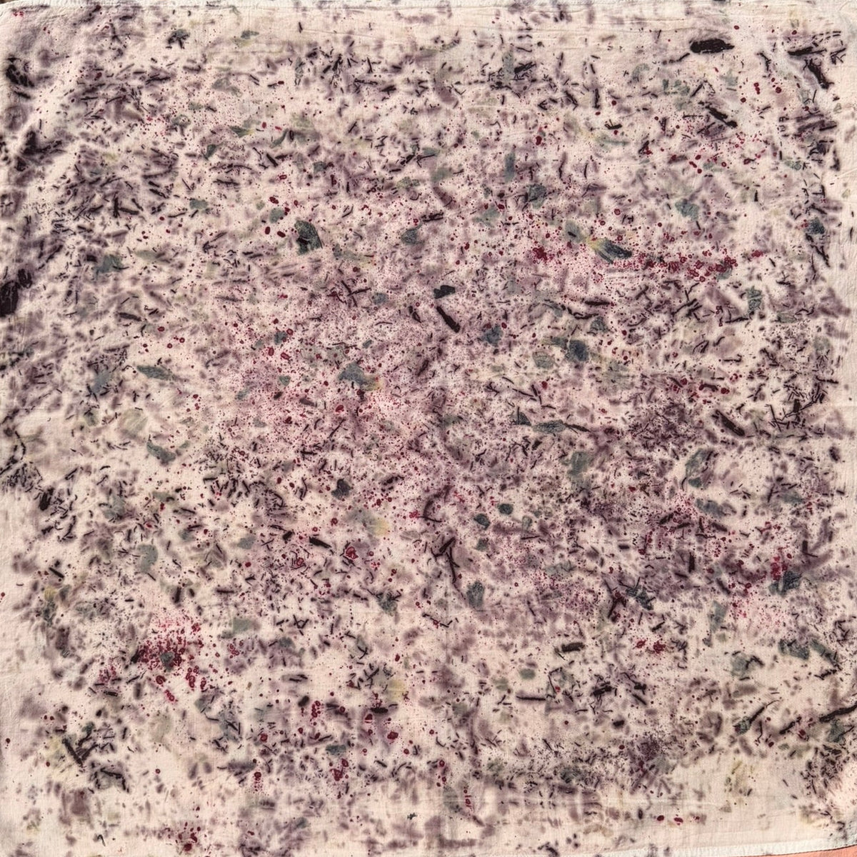 Botanically dyed bandana - Violet