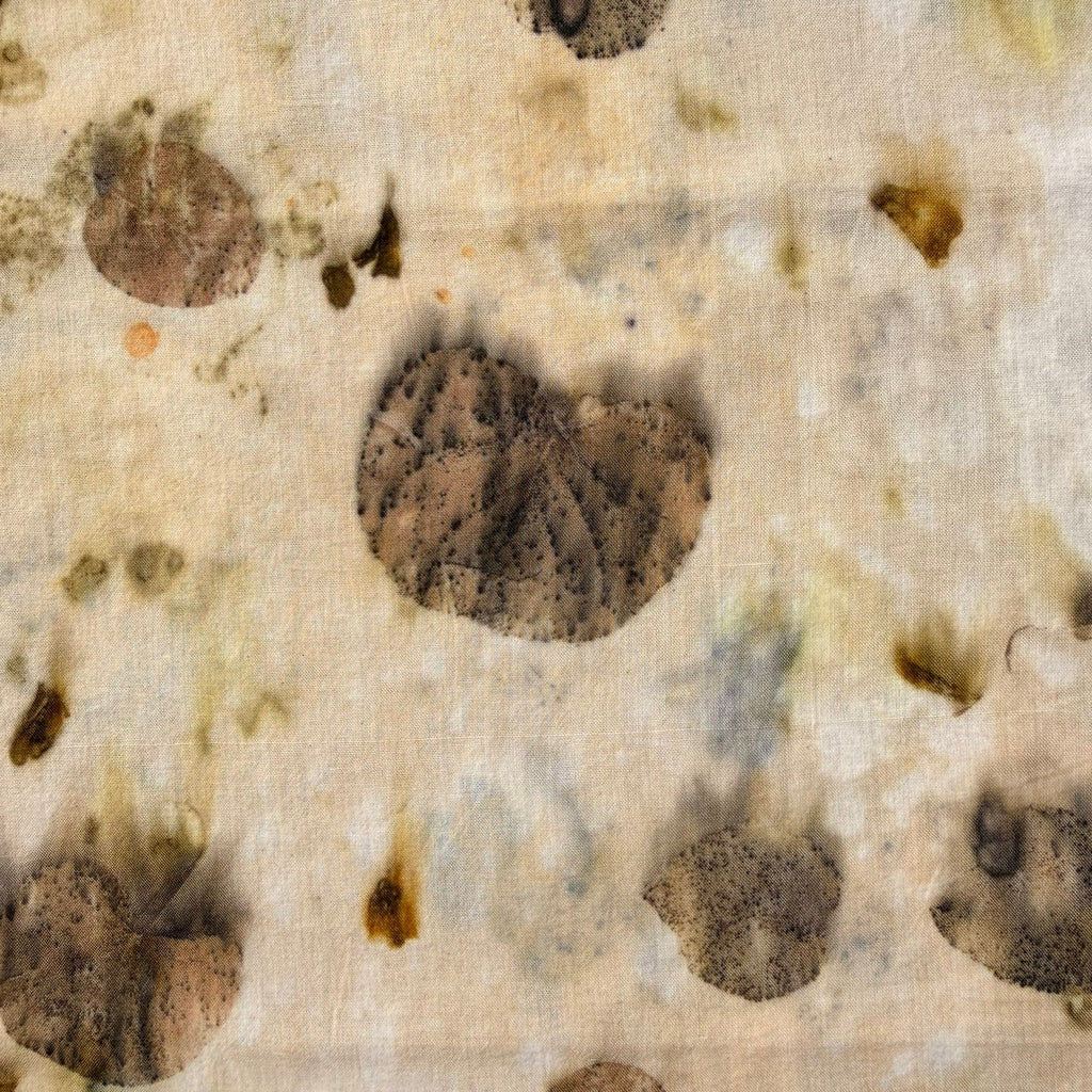 Botanically dyed bandana - Eukalyptus