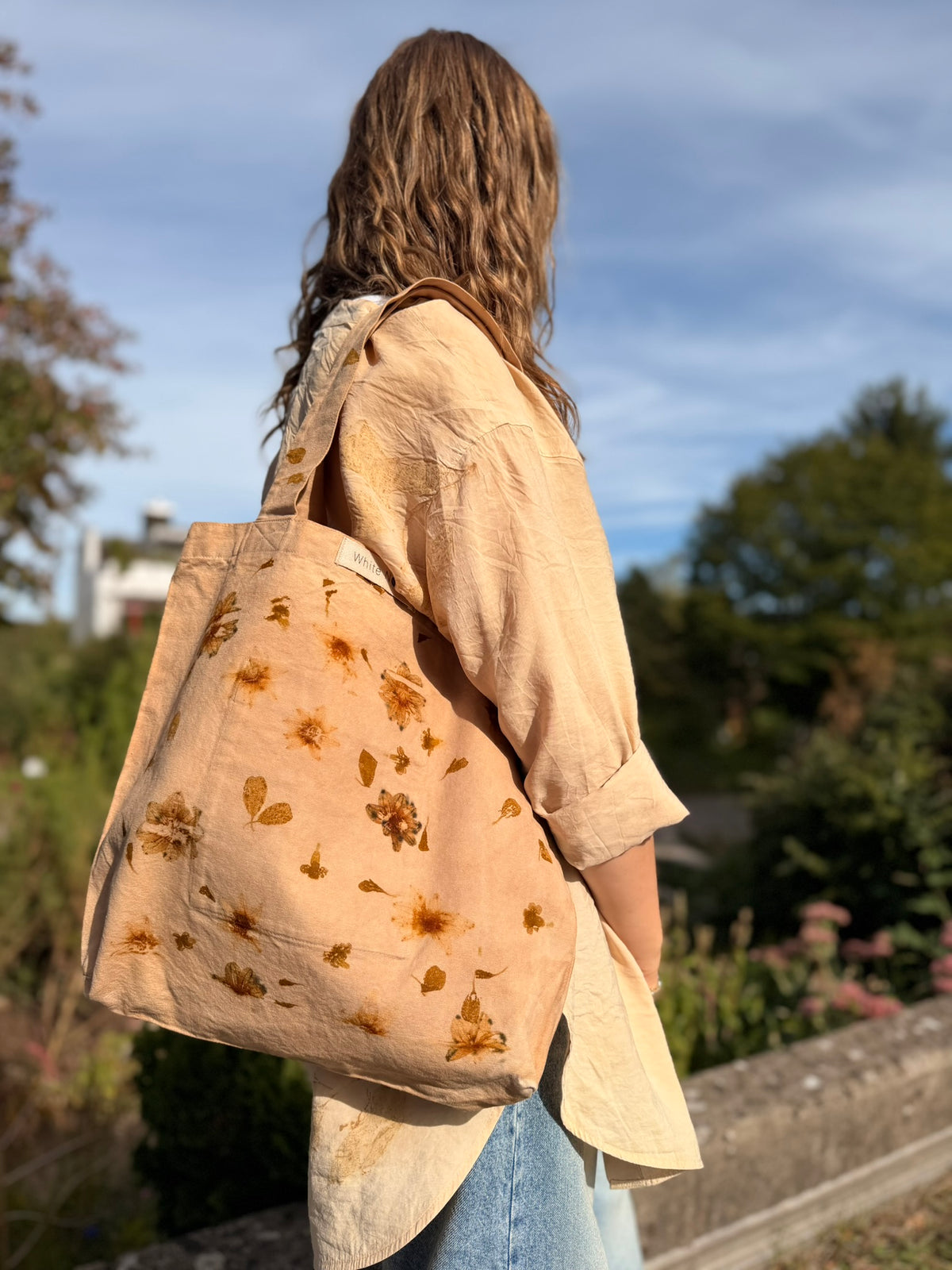 Botanically dyed tote bag - Sunset