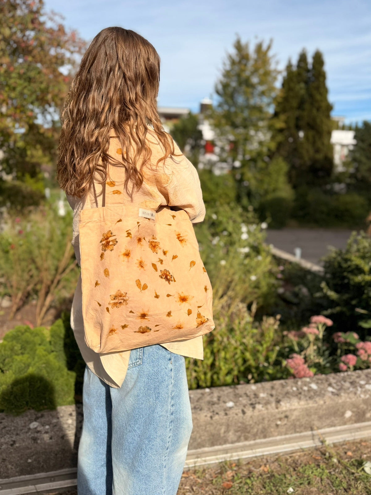 Botanically dyed tote bag - Sunset