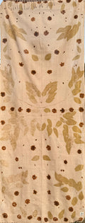 Botanically dyed shawl - Coreopsis & Eucalyptus