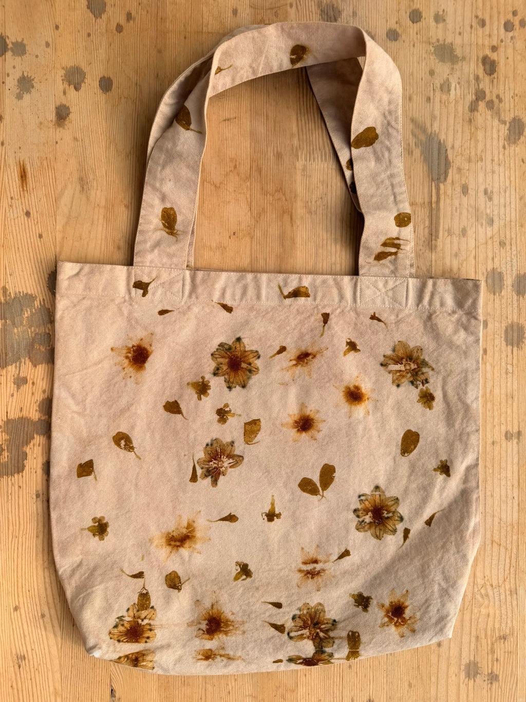 Botanically dyed tote bag - Sunset