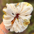 Botanically dyed scrunchie - Meadow