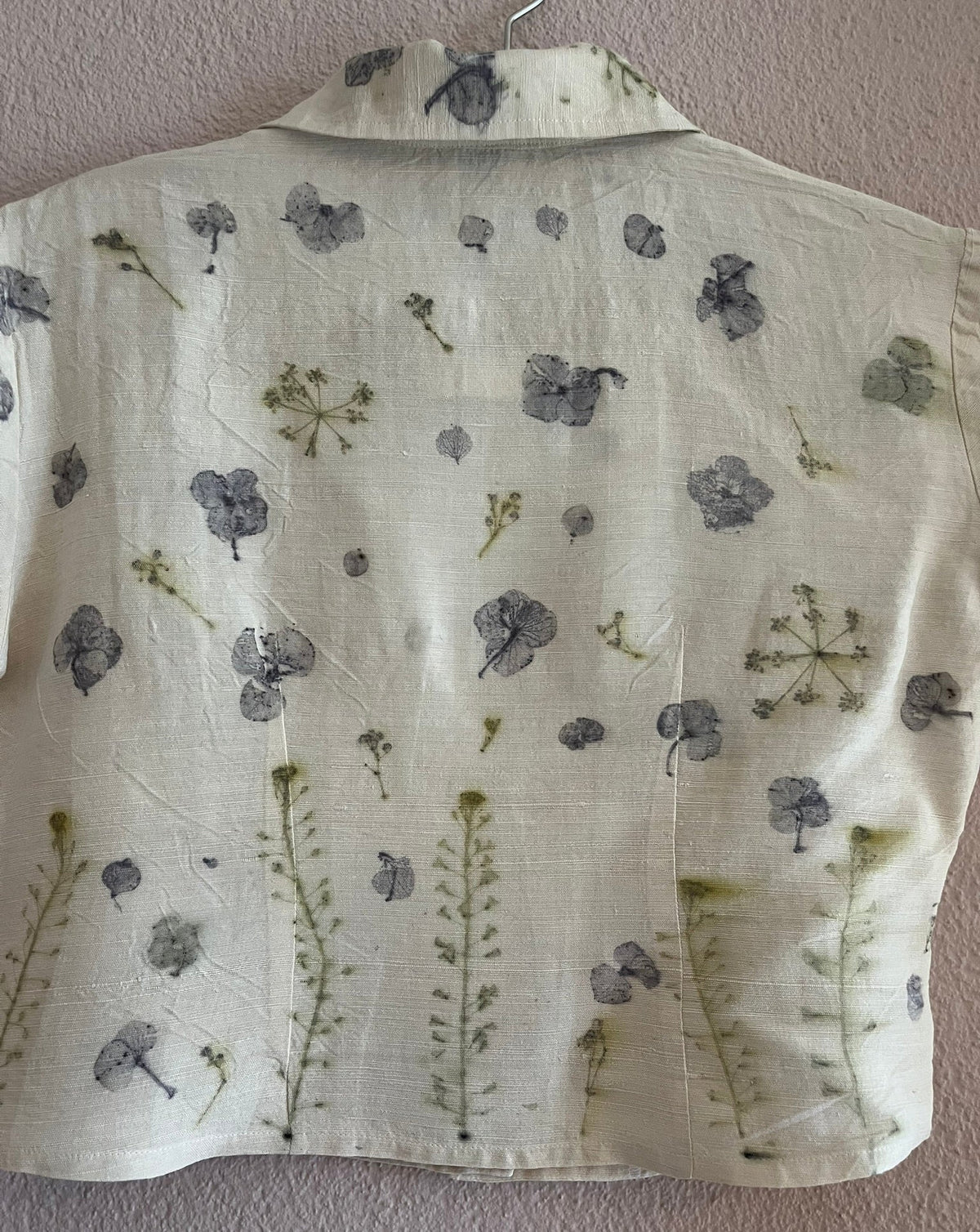 Bloom Again - Kurzbluse mit Hortensien
