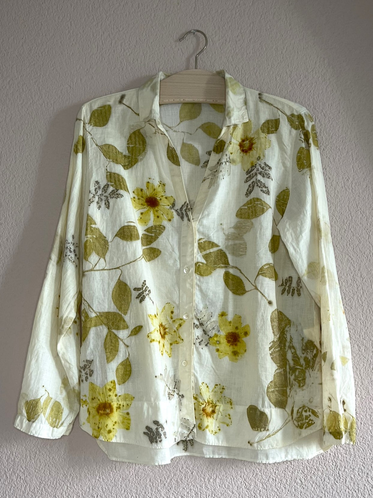 Bloom Again - Leinenbluse mit Eukalyptus