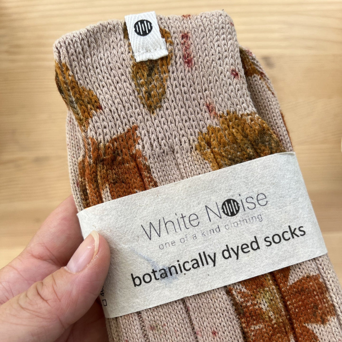 Botanically dyed socks - Sunset Lover